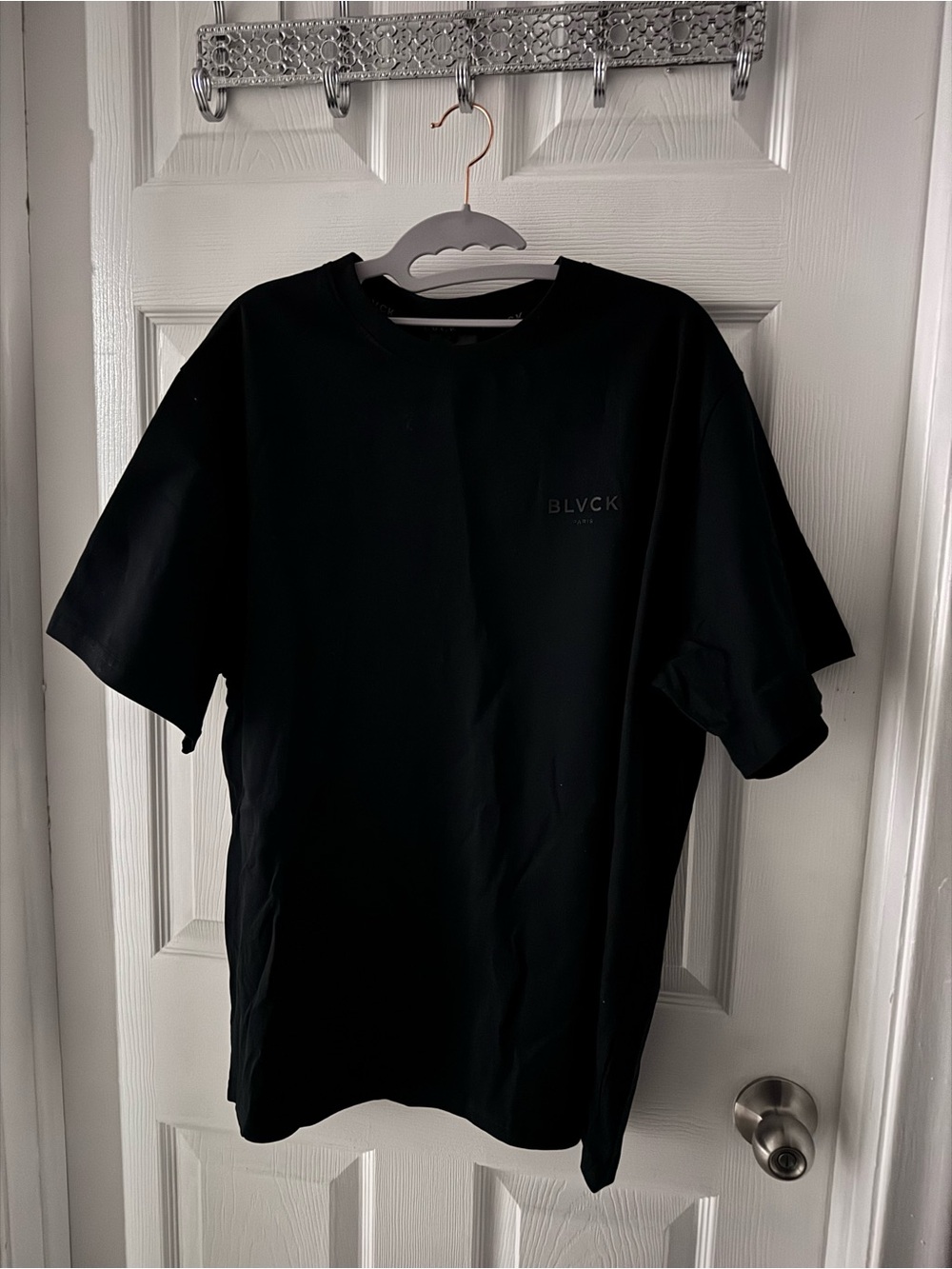 Mens Classic BLVCK PARIS Crewneck T‑Shirt